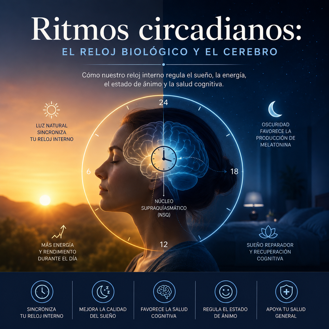 Ritmos circadianos: el reloj biológico y el cerebro
